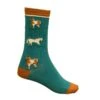 Shires Aubrion Kids' Bamboo Ankle Socks - Blue Horse