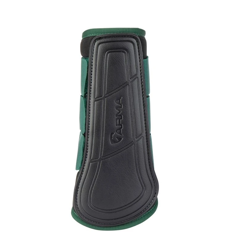 Shires ARMA Contour Pro Brushing Boots - Green 2 Shires ARMA Contour Pro Brushing Boots - Green - Image 2