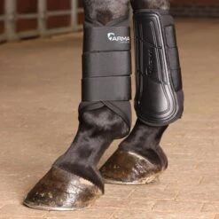 Shires ARMA Contour Pro Brushing Boots - Black 13 Shires ARMA Contour Pro Brushing Boots - Black -Tack Of The Day Store 983710 800 800