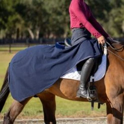 Equinavia Koselig Fleece Quarter Sheet - Navy -Tack Of The Day Store 988253 800 800