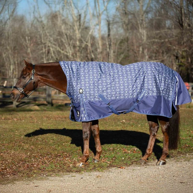 Equinavia Arktis Extended Neck Light Weight Turnout Blanket 100g - Skipper Blue 1 Equinavia Arktis Extended Neck Light Weight Turnout Blanket 100g - Skipper Blue