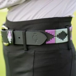 Equinavia Siri Polo Belt - Black/Orchid Mist -Tack Of The Day Store 989763 800 800