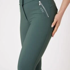 B Vertigo Women's Enya Knee Patch Breeches - Jungle Green -Tack Of The Day Store 990527 800 800