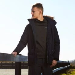 B Vertigo Men's Garren Winter Parka Jacket - Dark Navy -Tack Of The Day Store 990755 800 800