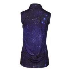 Dapplebay Women's Constellation 1/4 Zip Sleeveless Shirt - Navy -Tack Of The Day Store 993812 800 800